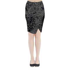 Neon Geometric Pattern Design Midi Wrap Pencil Skirt by dflcprintsclothing