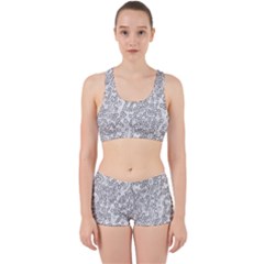 Neon Geometric Pattern Design 2 Work It Out Gym Set by dflcprintsclothing