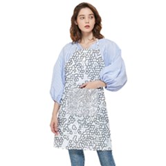 Neon Geometric Pattern Design 2 Pocket Apron by dflcprintsclothing