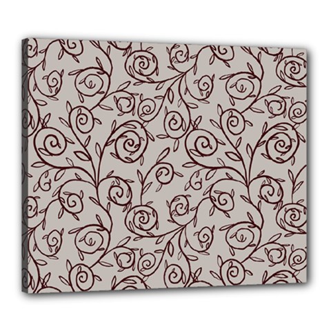 Curly Lines Canvas 24  X 20  (stretched) by SychEva