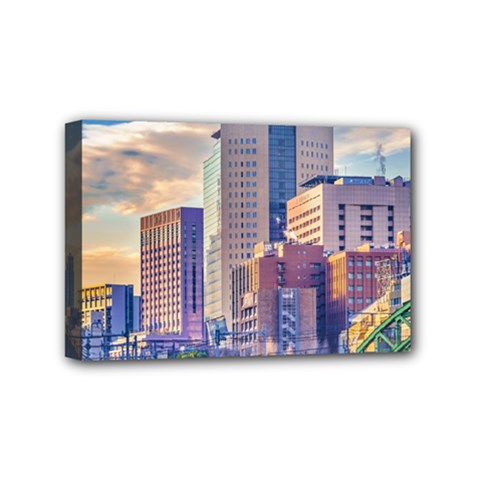 Akihabara Zone Urban Scene Tokyo Japan Mini Canvas 6  X 4  (stretched) by dflcprintsclothing