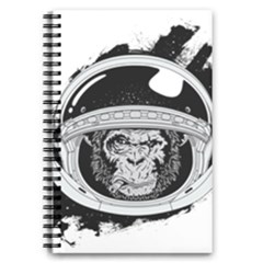 Spacemonkey 5 5  X 8 5  Notebook by goljakoff
