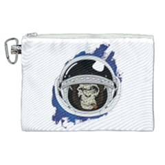 Spacemonkey Canvas Cosmetic Bag (xl) by goljakoff