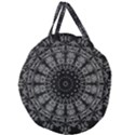 Gothic Mandala Giant Round Zipper Tote View2