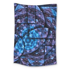Dismembered Mandala Large Tapestry by MRNStudios