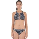 Black And White Modern Abstract Design Perfectly Cut Out Bikini Set View1