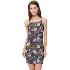 Apple Blossom  Summer Tie Front Dress by SychEva
