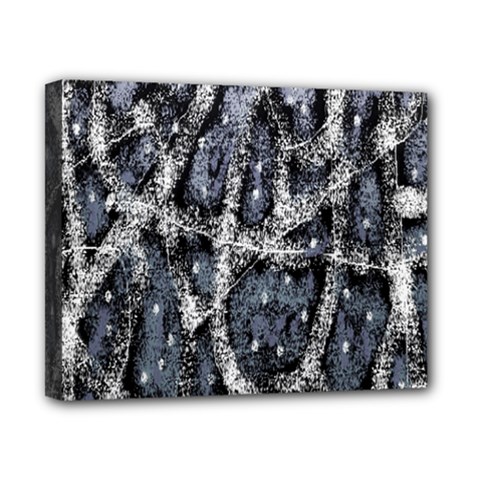 Glithc Grunge Abstract Print Canvas 10  X 8  (stretched) by dflcprintsclothing