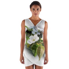 F69ccc07-4684-4c4d-951f-7f1801ec955e Wrap Front Bodycon Dress by SychEva