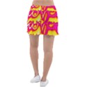 Pop Art Love Graffiti Classic Tennis Skirt View2