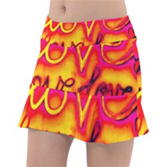  Graffiti Love Classic Tennis Skirt by essentialimage365
