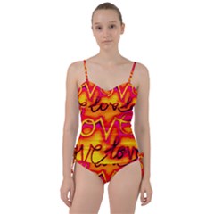  Graffiti Love Sweetheart Tankini Set by essentialimage365