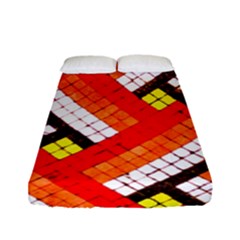 Pop Art Mosaic Fitted Sheet (full/ Double Size) by essentialimage365