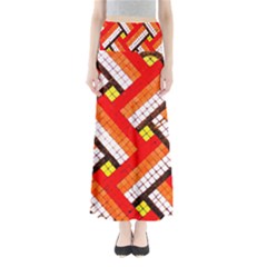 Pop Art Mosaic Full Length Maxi Skirt by essentialimage365