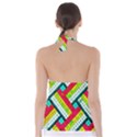 Pop Art Mosaic Babydoll Tankini Top View2