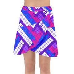 Pop Art Mosaic Wrap Front Skirt by essentialimage365