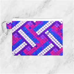 Pop Art Mosaic Canvas Cosmetic Bag (medium) by essentialimage365