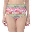 Colorful Paints Classic High-Waist Bikini Bottoms View1