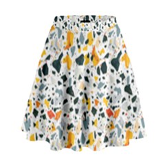 Abstract Seamless Pattern High Waist Skirt by designsbymallika