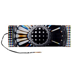 Digital Wheel Roll Up Canvas Pencil Holder (m) by Sparkle