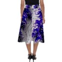 Fractal Lava Perfect Length Midi Skirt View2