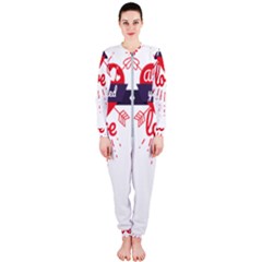 All You Need Is Love Onepiece Jumpsuit (ladies)  by DinzDas