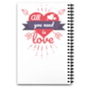 all you need is love 5.5  x 8.5  Notebook View2