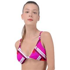 Pop Art Mosaic Knot Up Bikini Top by essentialimage365