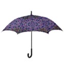 Digital Painting Drawing Of Flower Power Hook Handle Umbrellas (Small) View3