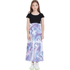 Tie Diy Diys Retro Batic Design Kids  Flared Maxi Skirt by DinzDas