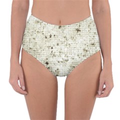 Geometric Abstract Sufrace Print Reversible High-waist Bikini Bottoms by dflcprintsclothing