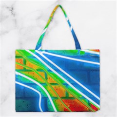 Pop Art Neon Wall Medium Tote Bag by essentialimage365