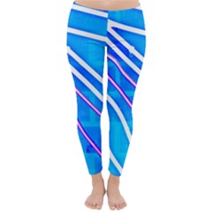 Pop Art Neon Wall Classic Winter Leggings by essentialimage365