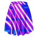 Pop Art Neon Wall High Waist Skirt View2
