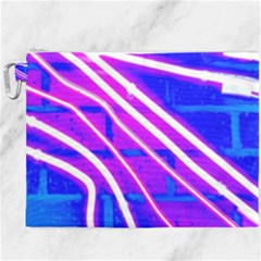 Pop Art Neon Wall Canvas Cosmetic Bag (xxxl) by essentialimage365