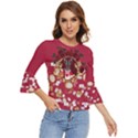 Poker Bell Sleeve Top View1
