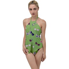 Sunglasses Funny Go With The Flow One Piece Swimsuit by SychEva