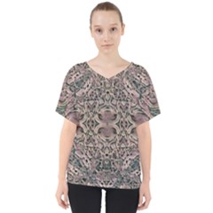 Lace Lover V-neck Dolman Drape Top by MRNStudios