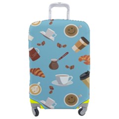 Coffee Time Luggage Cover (medium) by SychEva
