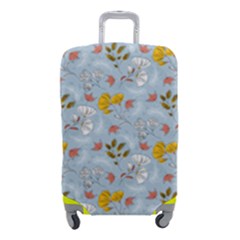 Blue Florals Luggage Cover (small) by designsbymallika