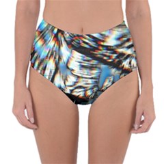 Rainbow Vortex Reversible High-waist Bikini Bottoms by MRNStudios