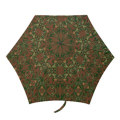 Modern Tropical Motif Print Mini Folding Umbrellas by dflcprintsclothing