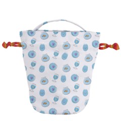 Aquarium With Fish Drawstring Bucket Bag by SychEva