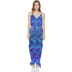 Zzzap! Sleeveless Tie Ankle Jumpsuit by MRNStudios