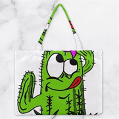 Cactus Zipper Medium Tote Bag by IIPhotographyAndDesigns