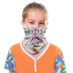 Painted Web Repeats Face Covering Bandana (kids) by kaleidomarblingart