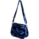 Big Rocks Illuminated By Sunlight Print Saddle Handbag View2