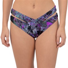 Lo-fi Hyperactivity Double Strap Halter Bikini Bottom by MRNStudios