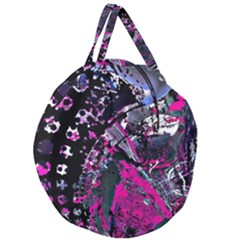 Rollercoaster Giant Round Zipper Tote by MRNStudios