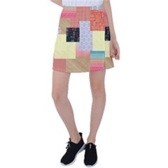 Tribal Mosaic Print Tennis Skirt by designsbymallika